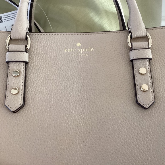 Kate Spade NY Mulberry Street Lise Satchel Crossbody Purse Bag Pebbled Leather - Picture 10 of 16